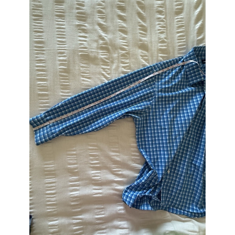 Land's End Men's XXL Button Down Shirt Plaid Regular‎ Fit - Picture 9 of 9